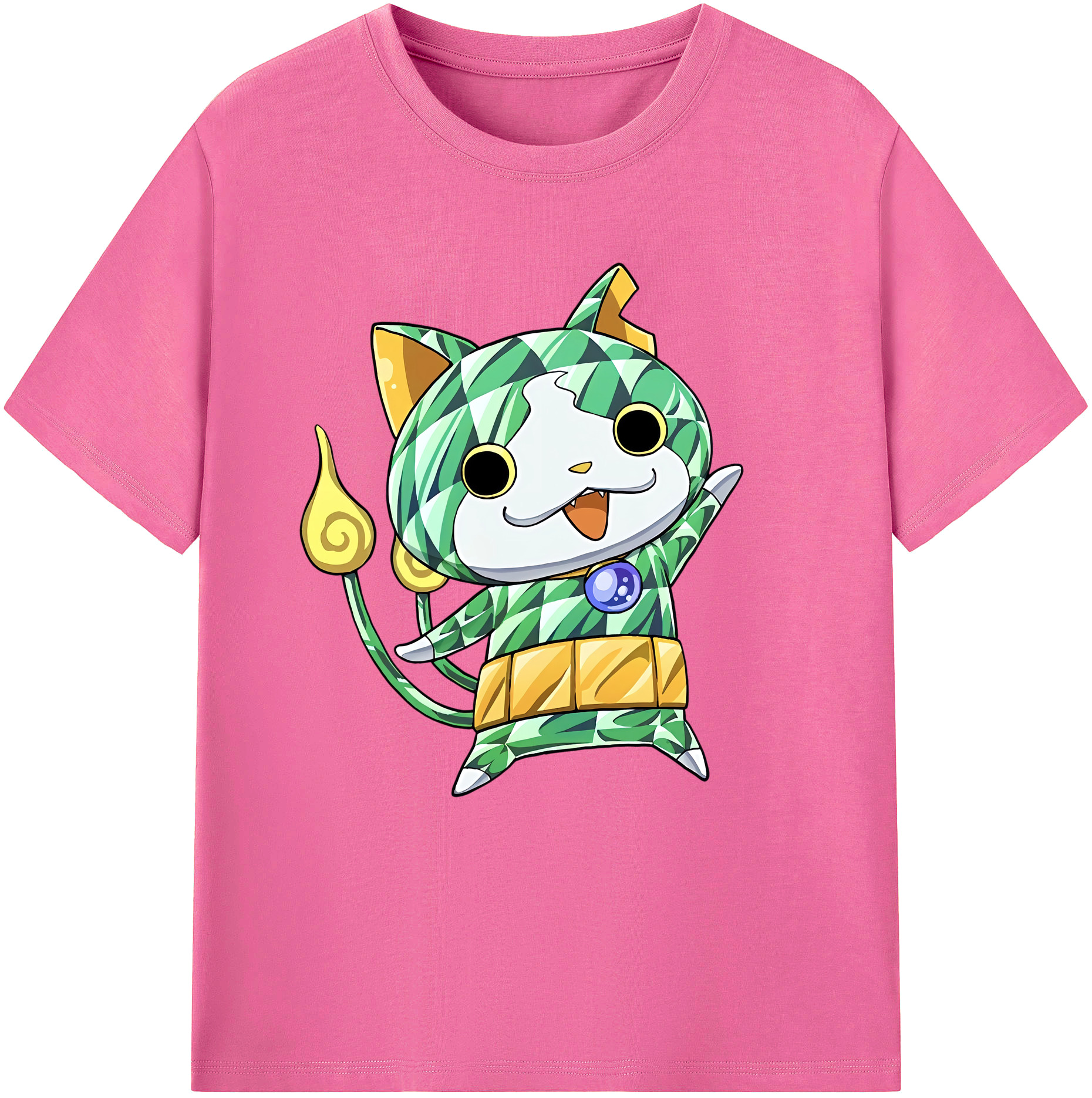 （画像用） 妖怪ウォッチ Yo-kai Watch レディースカジュアルプリントTシャツ（綿100％）